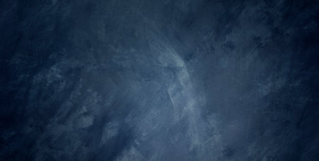Beautiful Abstract Grunge Decorative Navy Blue Dark Wall Background Texture Banner With Space For Textの写真素材