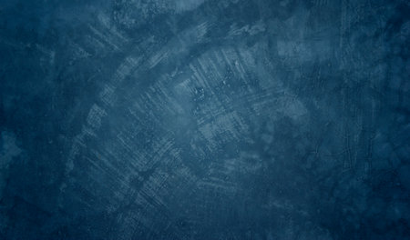 Beautiful Abstract Grunge Decorative Navy Blue Dark Wall Background Texture Banner With Space For Textの写真素材