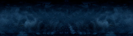 Beautiful Abstract Grunge Decorative Navy Blue Dark Wall Background Texture Banner With Space For Textの写真素材