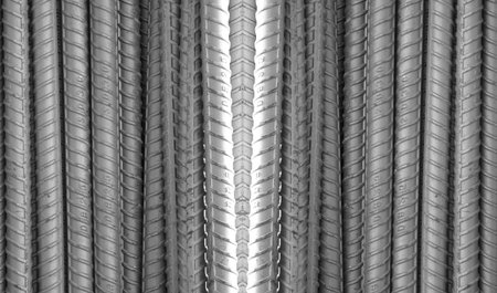 Reinforced iron for concrete construction