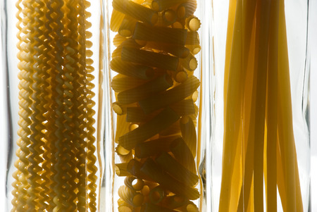 Storage of different grades of pasteの写真素材