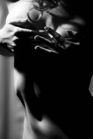 Beautifule  woman (bw)の写真素材