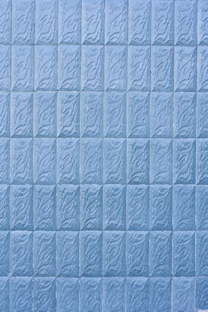 Blue brick wall の写真素材