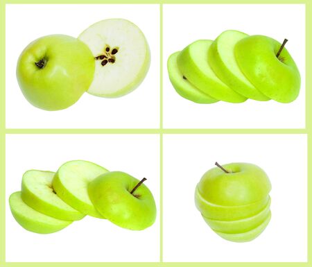 Green Appleの写真素材