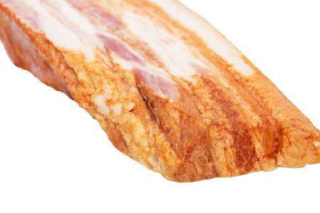 bacon on a white backgroundの写真素材