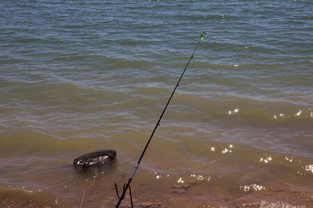 Rod on the lake