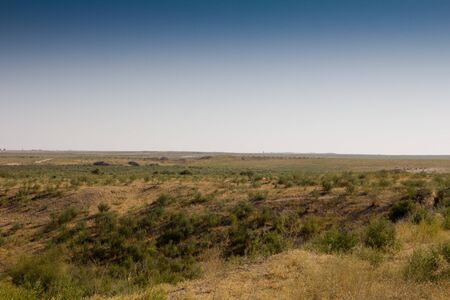 steppes of Kazakhstanの写真素材