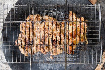 barbecue outdoors