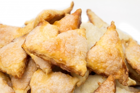 Biscuits tabs on white backgroundの写真素材