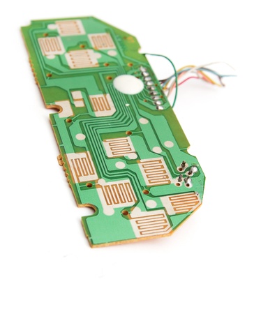 Computer memory isolated on whiteの写真素材
