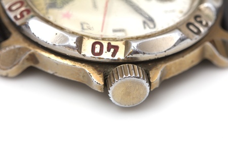 old watch. macroの写真素材