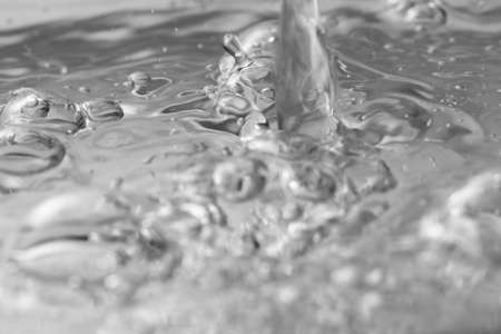 black and white waterの写真素材