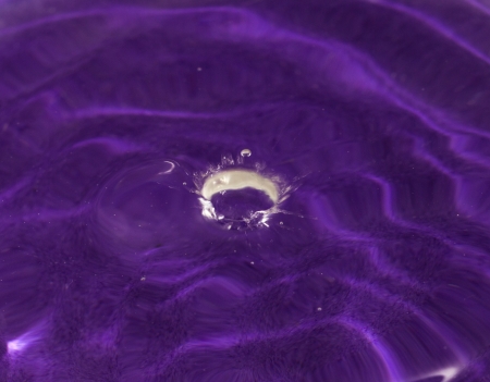 drops fall into the water. beautiful backgroundの写真素材