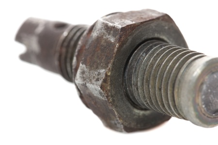 old bolt. macroの写真素材