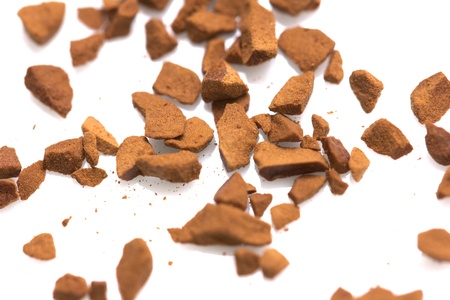 coffee on a white background. macroの写真素材