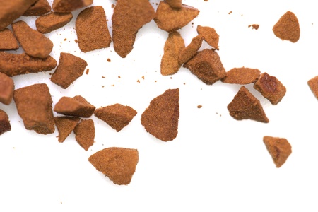 coffee on a white background. macroの写真素材