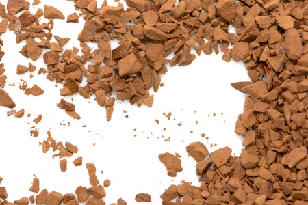 coffee on a white background. macroの写真素材