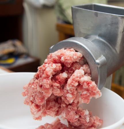 minced meat grinderの写真素材