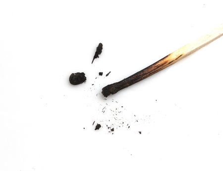 matches on a white backgroundの写真素材