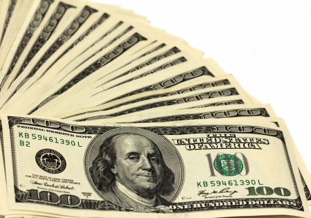 dollars as a background. macro