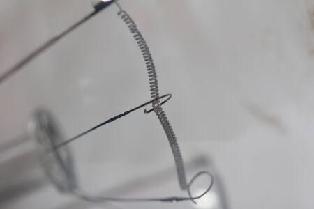 burned bulb. macroの写真素材