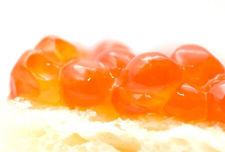red caviar. macroの写真素材