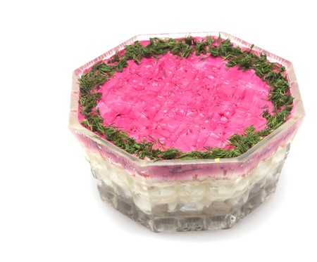 Russian herring salad