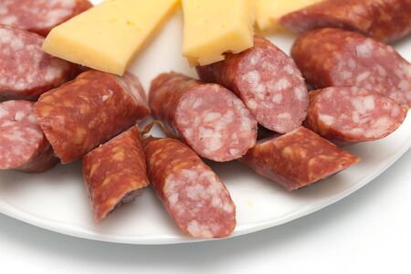 sausage and cheeseの写真素材