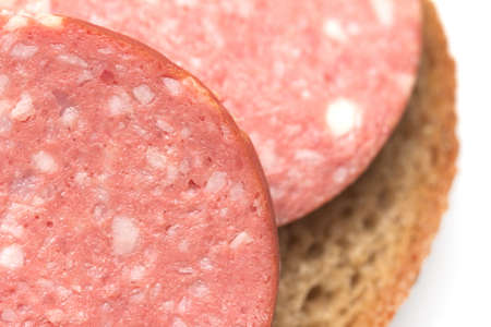 sausage and bread. sandwichの写真素材