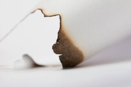 background of burnt paperの写真素材