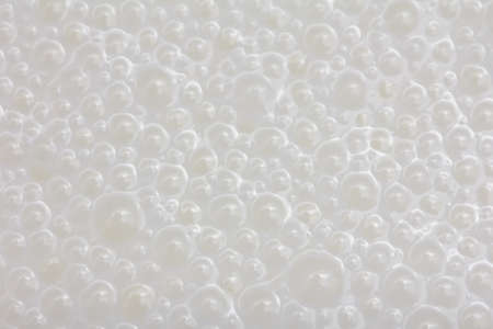 foam the milk in the background. macro