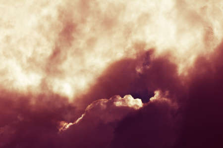 beautiful clouds in the backgroundの写真素材