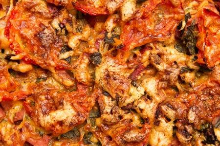 background of pizza