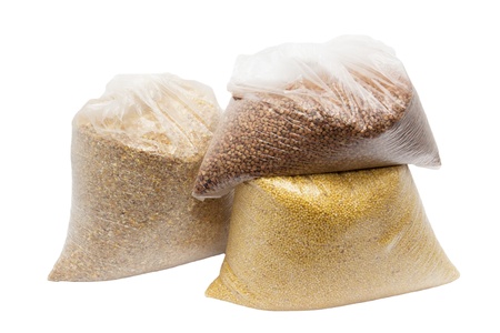 cereal in a plastic bag