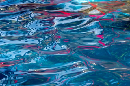 Abstract background of water in the poolの写真素材
