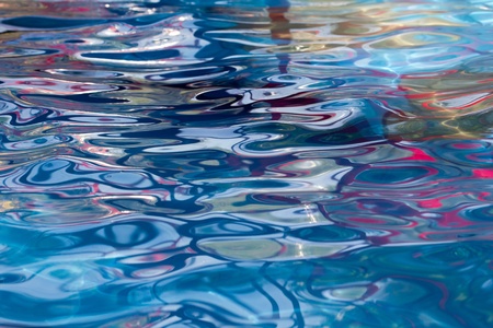 Abstract background of water in the poolの写真素材