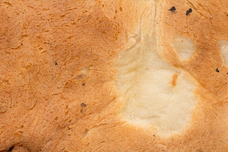 background of a crust of bread. macro