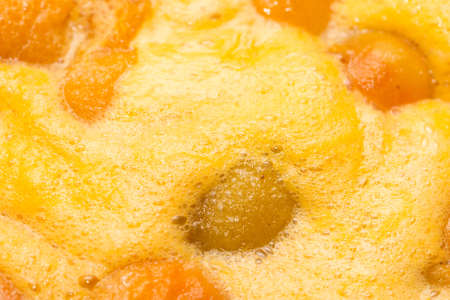 apricot jam as a backgroundの写真素材