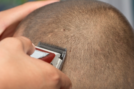 Men's haircut machineの写真素材