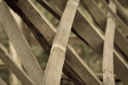 old wooden boardsの写真素材