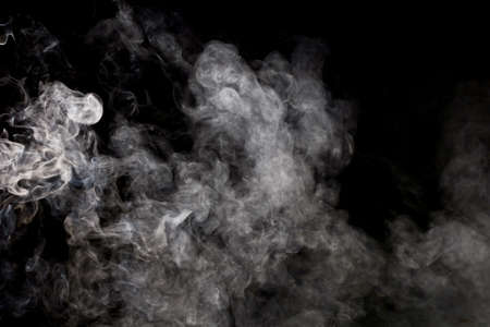 smoke on a black background