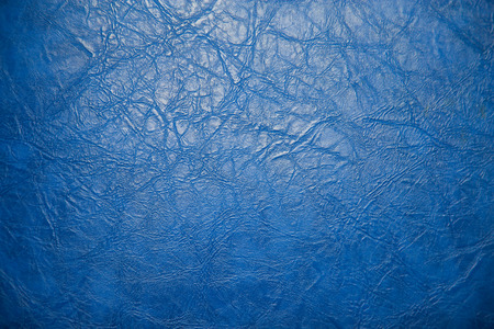 blue leather textureの写真素材