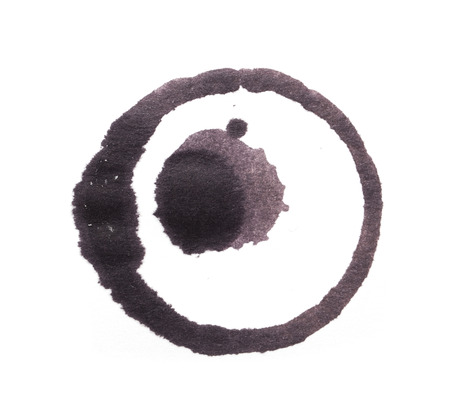 of iodine stain on a white backgroundの写真素材