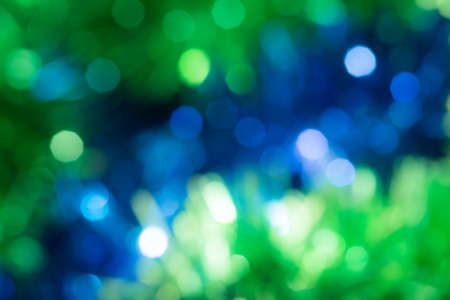 abstract blue and green bokeh. textureの写真素材