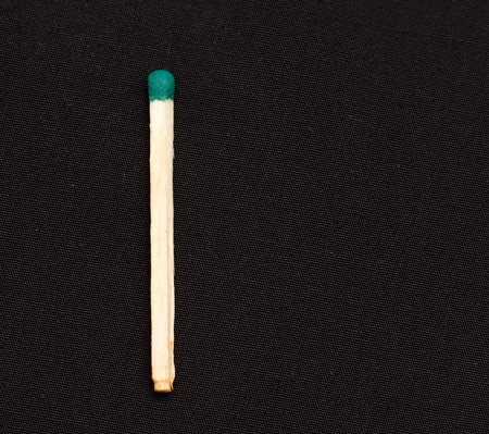 match on a black background. macroの写真素材