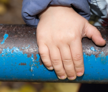 boy's handの写真素材