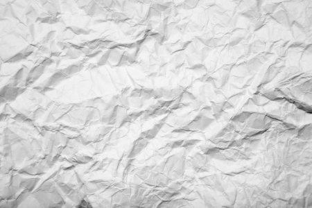 background of crumpled white paperの写真素材