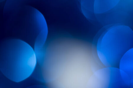 beautiful blue festive bokeh as backgroundの写真素材