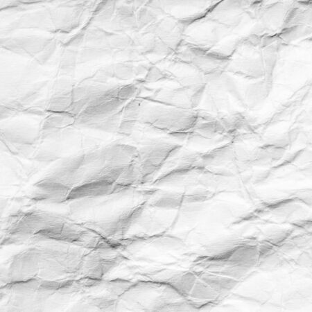abstract background of crumpled white paperの写真素材