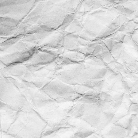 abstract background of crumpled white paperの写真素材